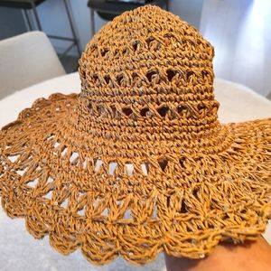 Betsey Johnson floppy straw hat